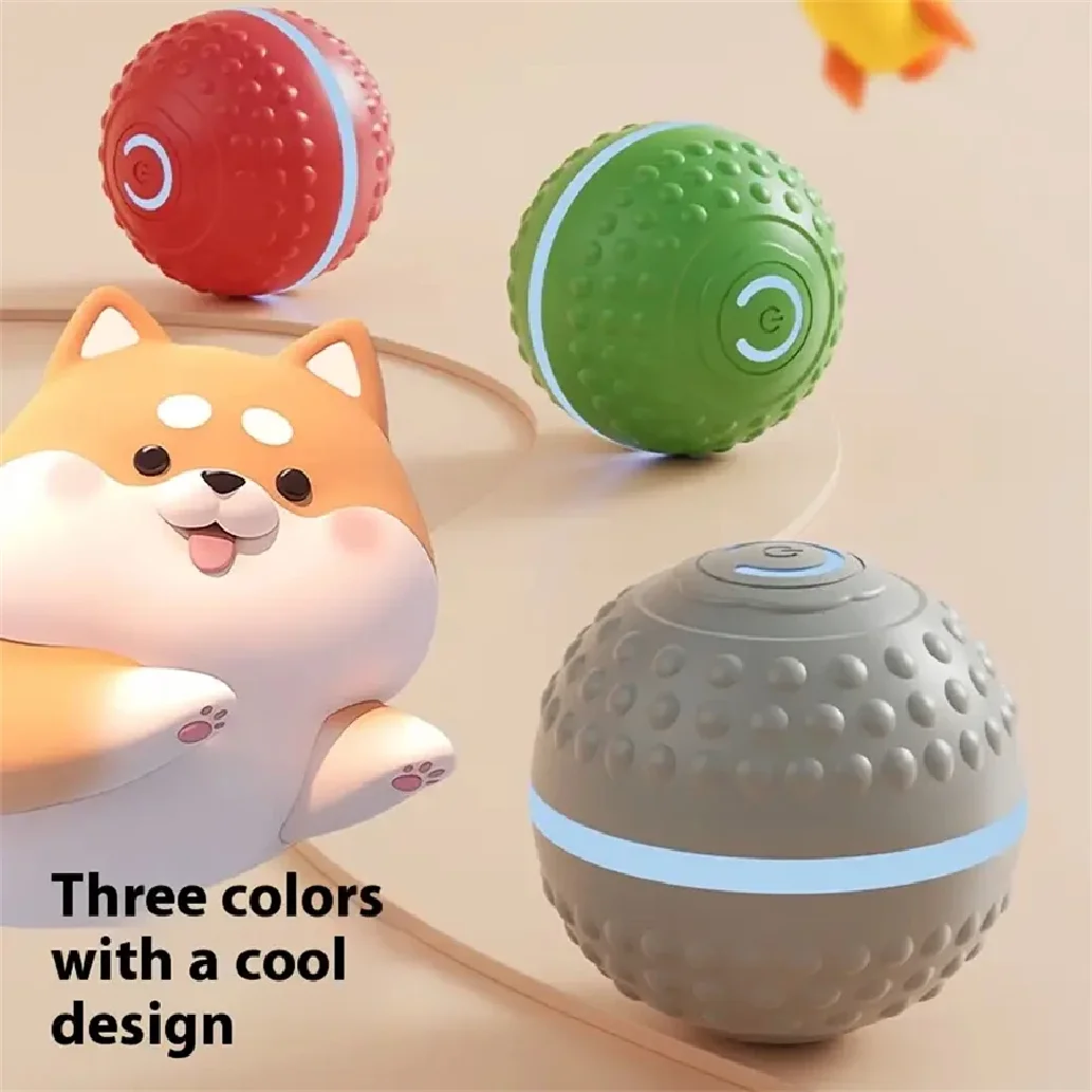 Smart Dog Toy Ball Automatic Interactive Pet Electronic Rolling USB Rechargeable Moving Bouncing for Puppy to Large dog Chew Toy view 3