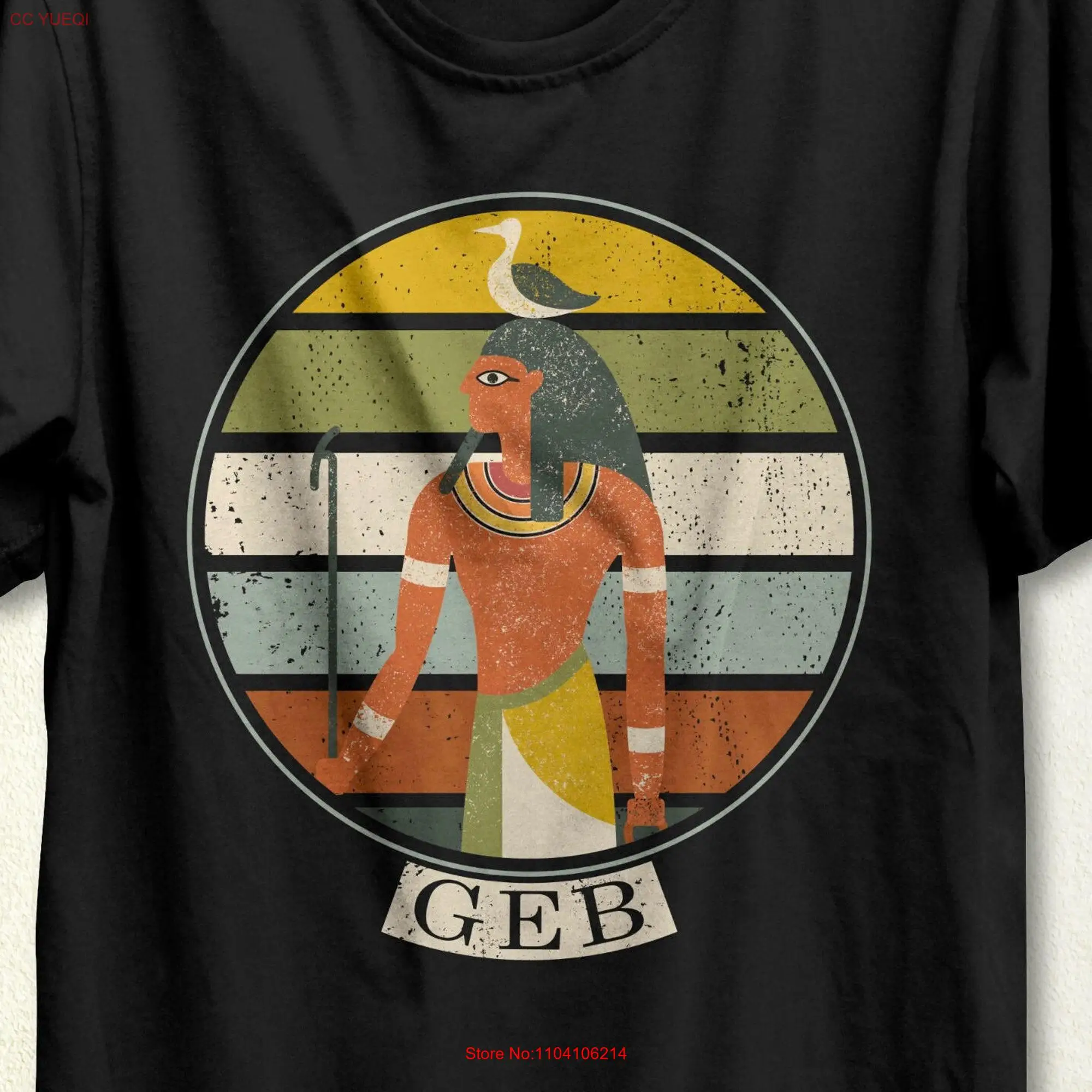 Geb T Shirt God Egyptian Mythology Ancient Egypt Religion Archaeologist   long or short sleeves