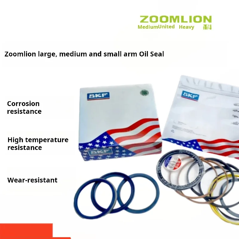 For Zoomlion 60 75 80 135 150 205 215 Arm Cylinder Oil Seal Kit Excavator Parts