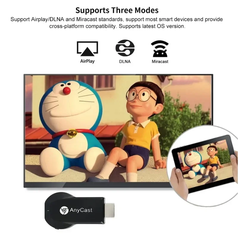 M9 Plus1080P Wireless TV Stick WiFi Display Dongle ตัวรับสัญญาณ HDMI Media TV Stick DLNA Airplay Miracast สําหรับ Iphone Android โทรศัพท์