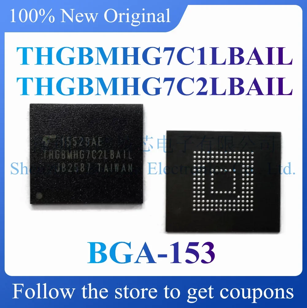 НОВЫЙ THGBMHG7C1LBAIL THGBMHG7C2LBAIL Оригинальный продукт BGA-153