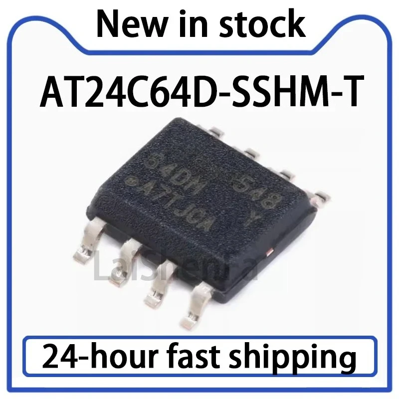 10PCS AT24C64D-SSHM-T SMT SOP-8 EEPROM Memory Chip Stock
