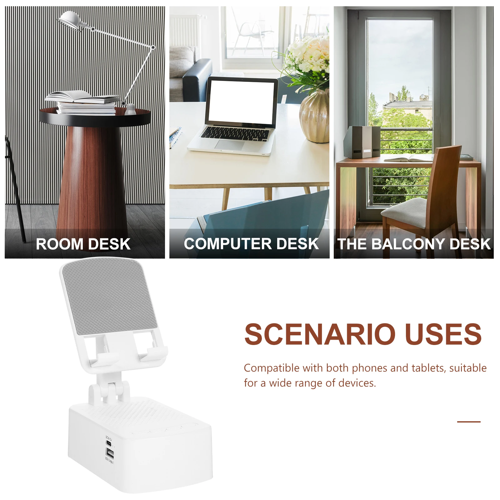 

Multifunctional Speaker Phone St Cellphone Holder Desk St Wireless Compatible Phones Tablets Sleek Portable