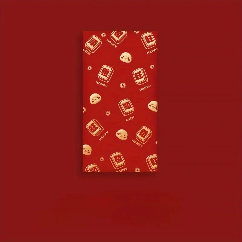 2025 중국 새해 빨간 봉투, 뱀 조디악 빨간 가방, 전통 용수철 축제 장식, 축제 종이 돈 선물, 30 개