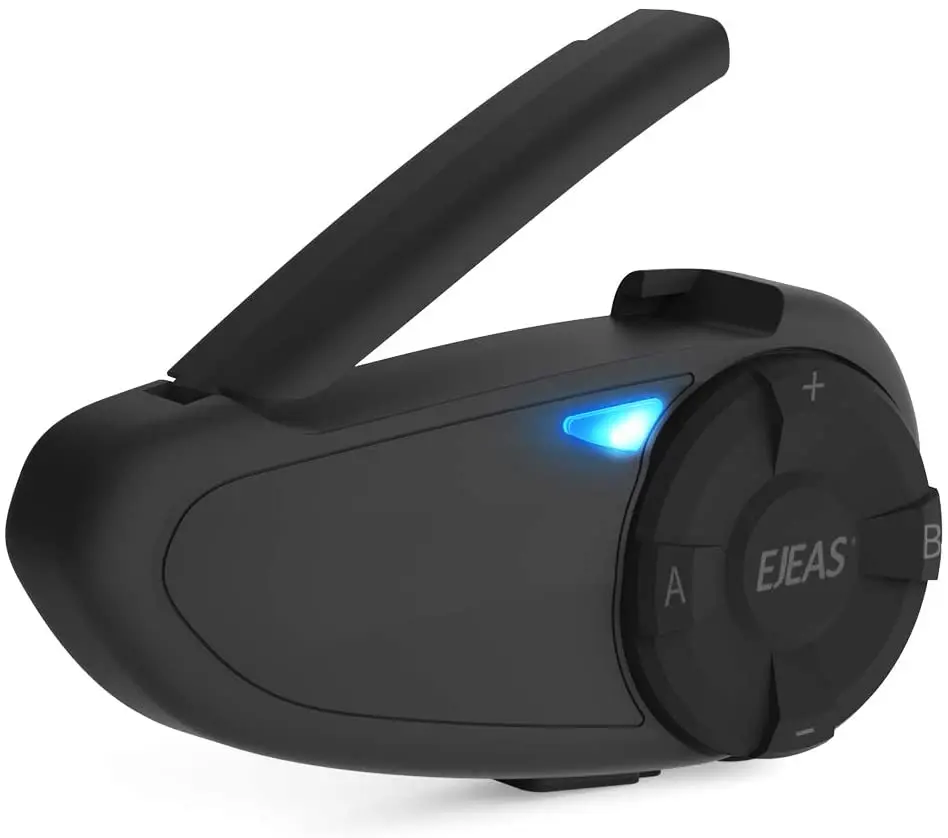 

EJEAS Q7 Bluetooth 5.0 Quickly Pair Waterproof Motorcycle Intercom Helmet Headset up to 7 Riders