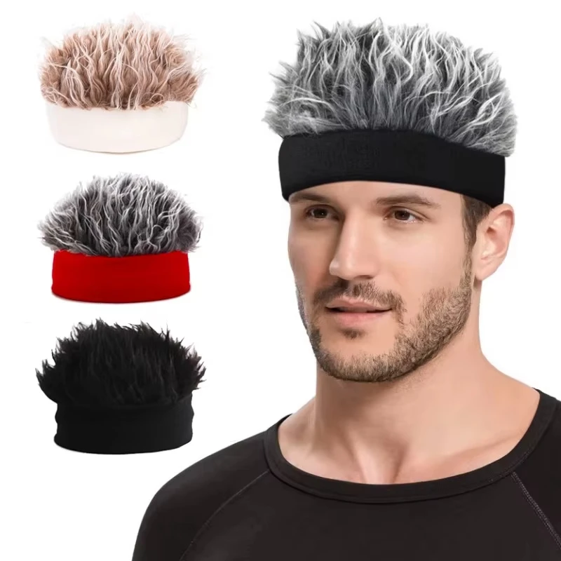 Fashion hip-hop style decorative hat role-playing personalized wig knitted hat party hip-hop clothing wig hat