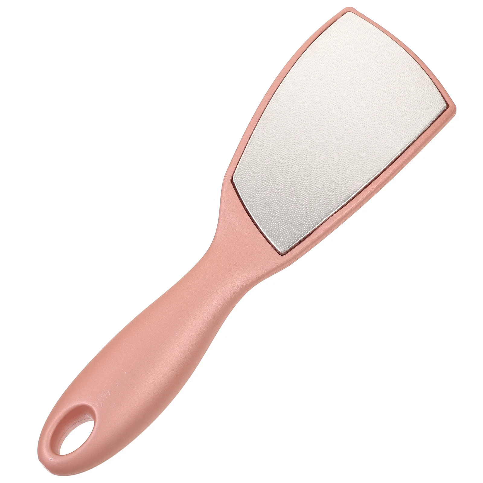 مطحنة قدم مزدوجة الجوانب من الفولاذ المقاوم للصدأ باللون الذهبي الوردي ومزيل مسامير القدم بتصميم مريح أداة باديكير للبشرة المتشققة #4