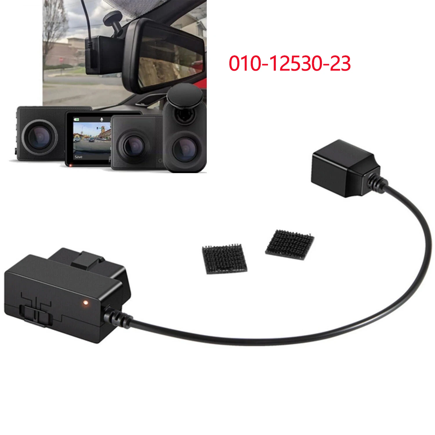 

010-12530-23 Кабель постоянного питания OBD-II, совместимый с Garmin Dash Cam 46, 47, 56, 57, 66 Вт, 67 Вт, Live, Mini/2/3, тандем и т. д.