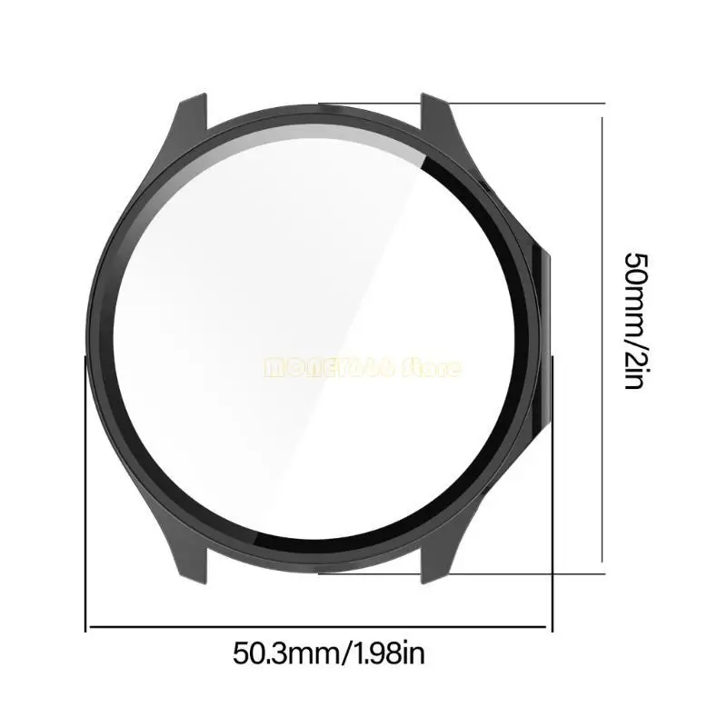 F62C Smartwatch Cover Cover Case with Screen Protector Glass Film for Watch 3