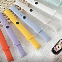 Silicone band for Mi Band 9 8 Strap NFC Accessories Sport Bracelet Rubber SmartWatch belt pulseira correa Xiaomi Mi Band 8 strap