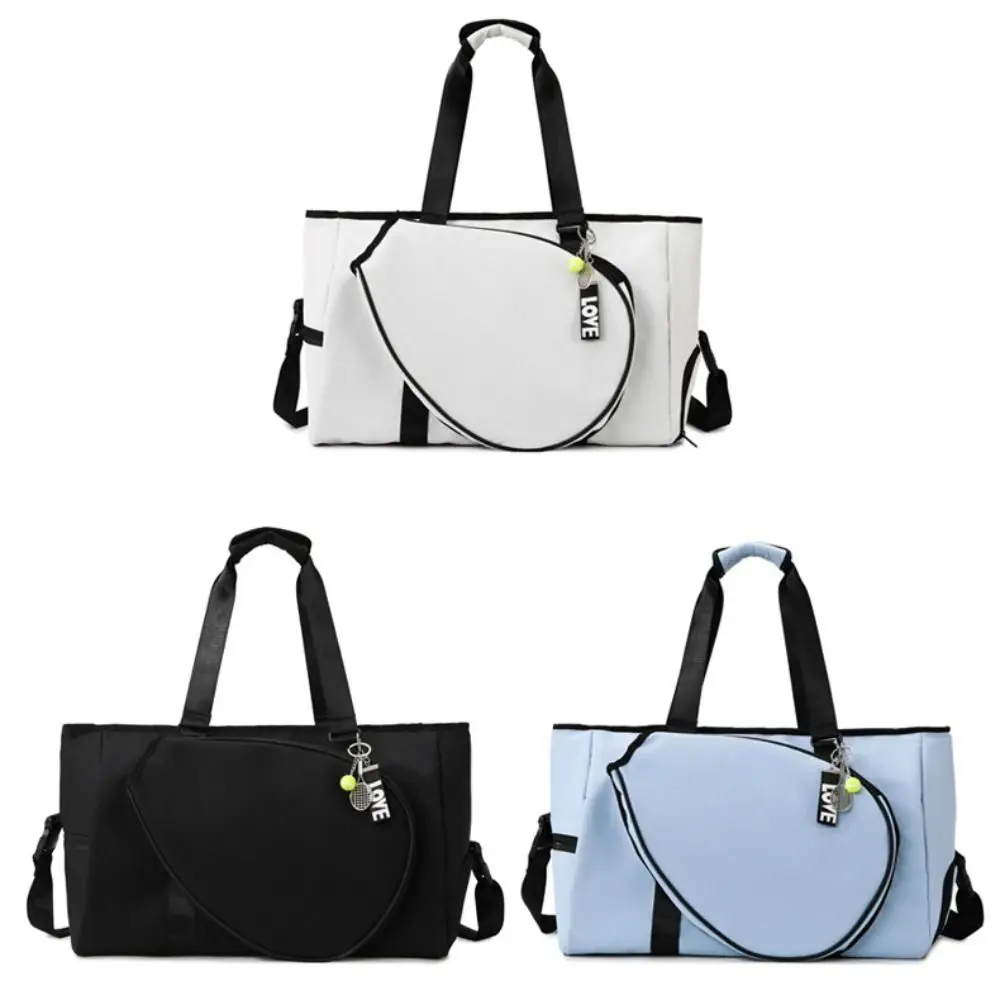 

Новая вместительная теннисная сумка, водонепроницаемая многофункциональная сумка для бадминтонных ракеток, прочная сумка для фитнеса через плечо