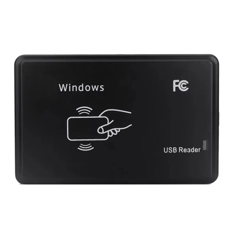 USB RFID Reader 125Khz EM4100 ID Contactless Sensitivity Smart Card Reader TK4100 Support Window System Linuxabgi
