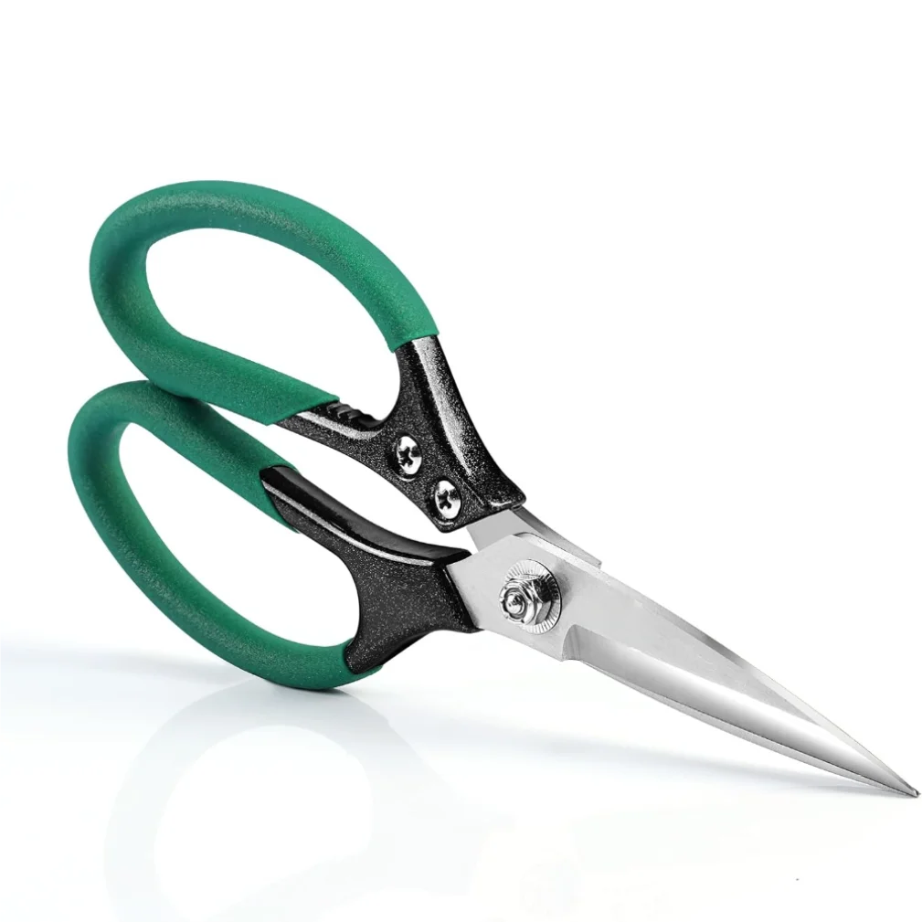 

Heavy Duty Scissors All Purpose 8.5 inch Stainless Steel Utility Sharp Shears Aluminum Alloy Handle for Cutting Cardboard Carp