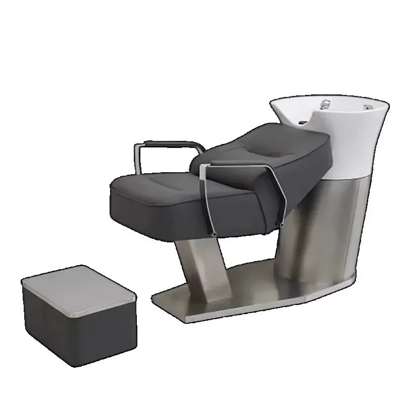 

Fashion Luxury Shampoo Bed Massage Modern Unique Nordic Shampoo Recliner Ergonomic Simple Cadeira De Barbearia Salon Furniture