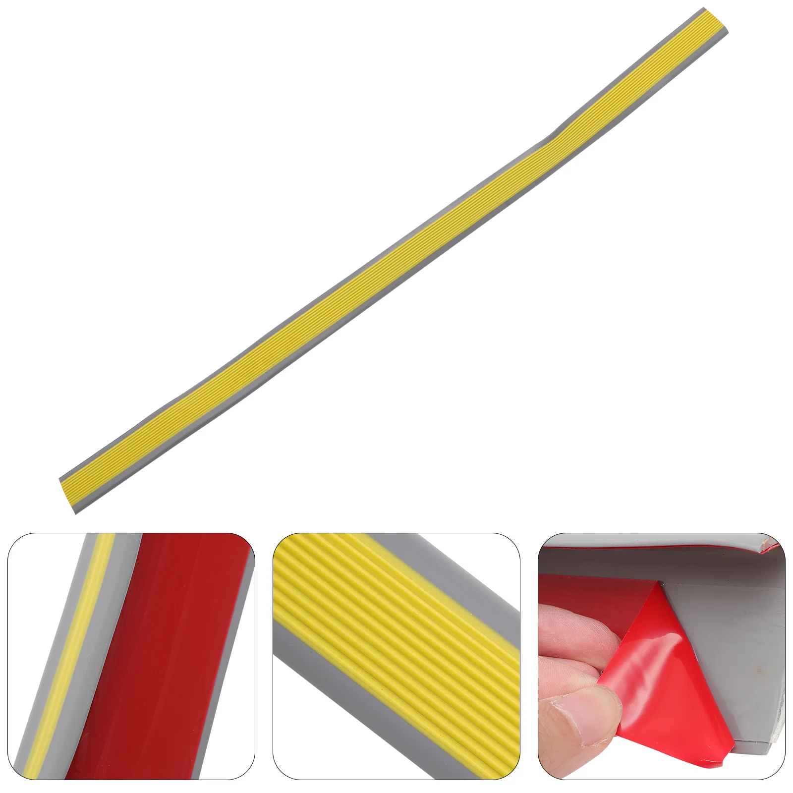 Anti-skid Strip for Stairs Rugs Edging Protectors Non-slip Floor Transition Pvc Stringer Step Trim Edges