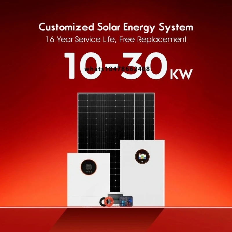 Solar Power System 5kW 10kW Solar Panels With Battery and Inverter Complete Kit Hybrid Home Solar Energy System