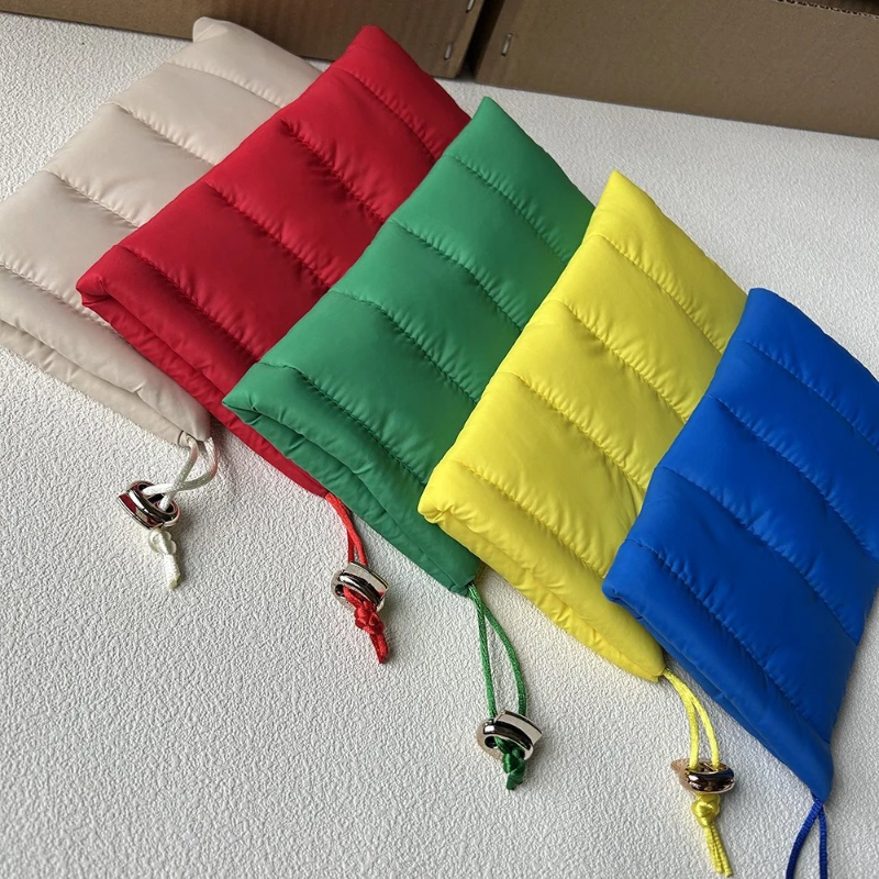 Eyeglasses Bag Pull Rope Strap Mouth Anti Fall Sunglasses Bag Myopia Lens Bag Light Waterproof Mobile Phone Storage Bag