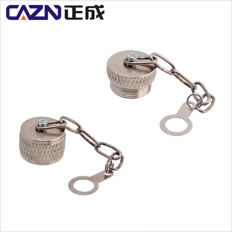 

CAZN M16 Plastic Metal Dust Cover Inner Outer Tooth Screw Waterproof Rubber Cover Connectors Dustproof