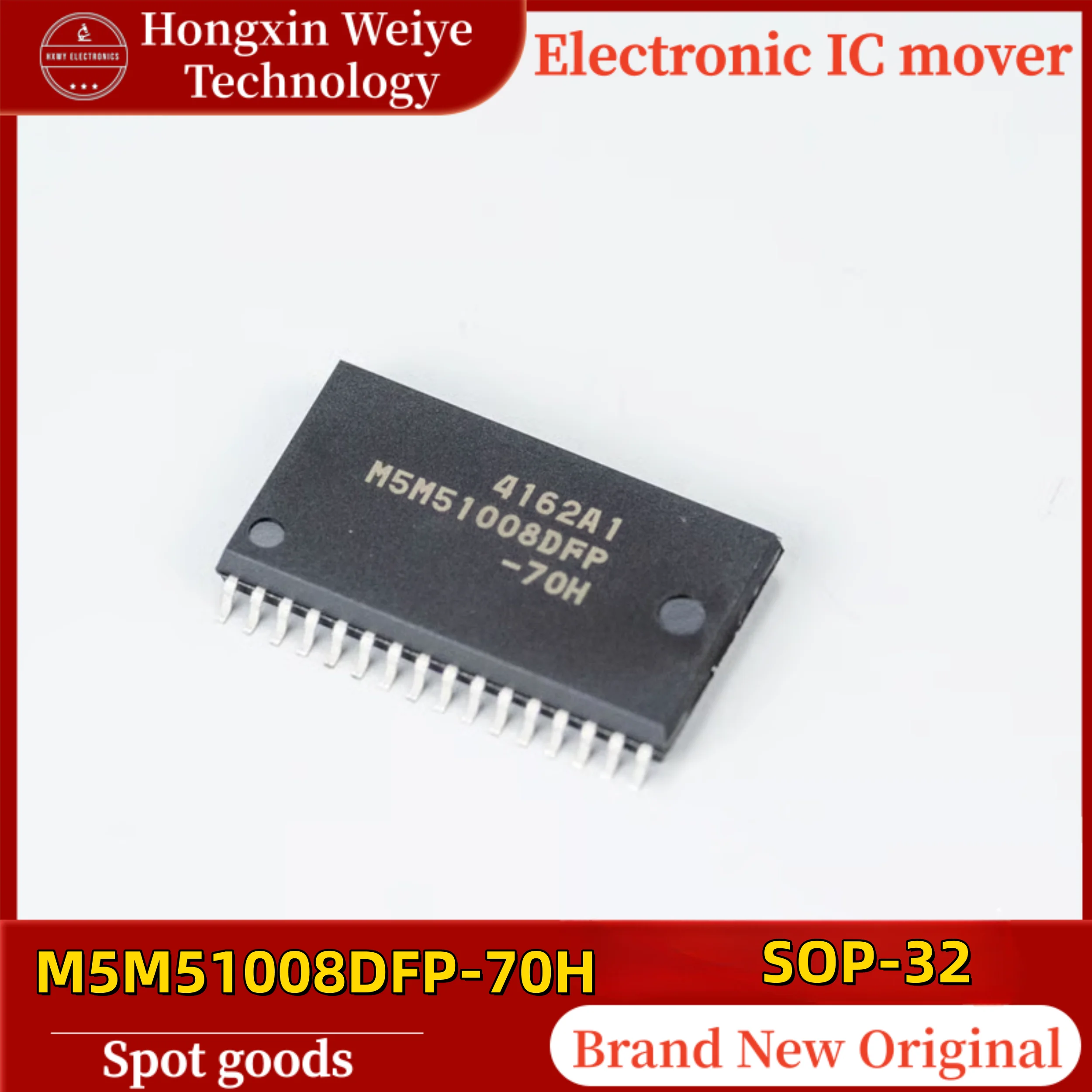 

(5/10 pieces) M5M51008DFP-70H M5M51008DFP SOP-32 SRAM Memory IC Chip Original Brand New In Stock Fast Shipping