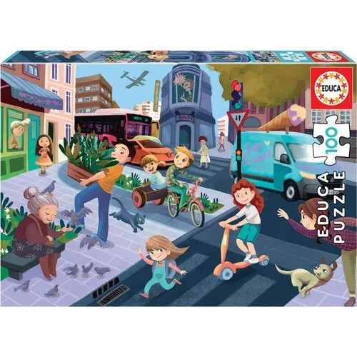 Educa 100 Parts In The City Child Puzzle 18605