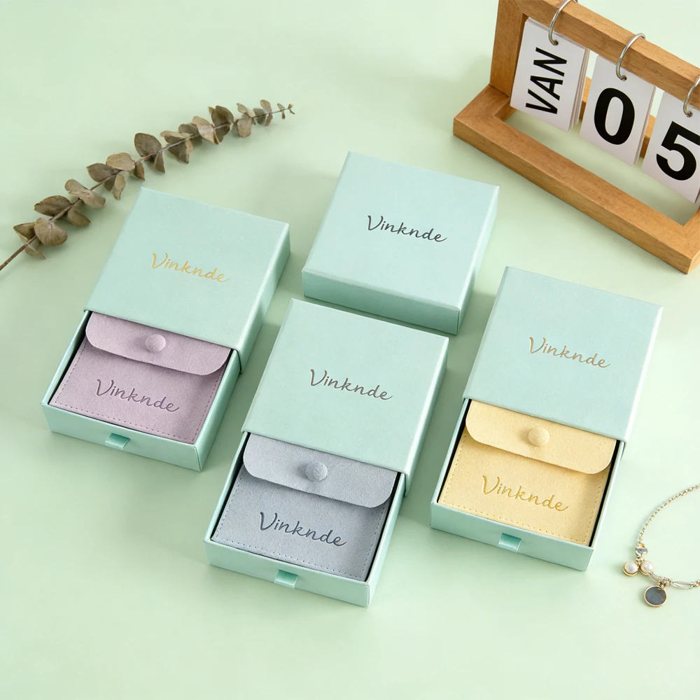 

Набор из 24 штук: подарочные коробки для украшений с логотипом на заказ, мешочки из микрофибры с застежкой для колец, серег, браслетов, ожерелий, упаковка для подарков, свадебные сувениры