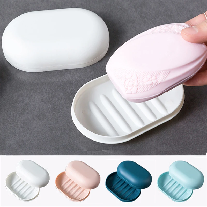 1PC Non-slip Soap Holder Bathroom Strong Drain Rack Soap Dishes Household Soap Dish Bathroom Accessories