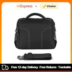 Padded Camera Bag Travel Camera Shoulder Bag Water-resistant Shock-proof Camera Case Messenger Bag for DSLR/SLR/Mirrorless Case