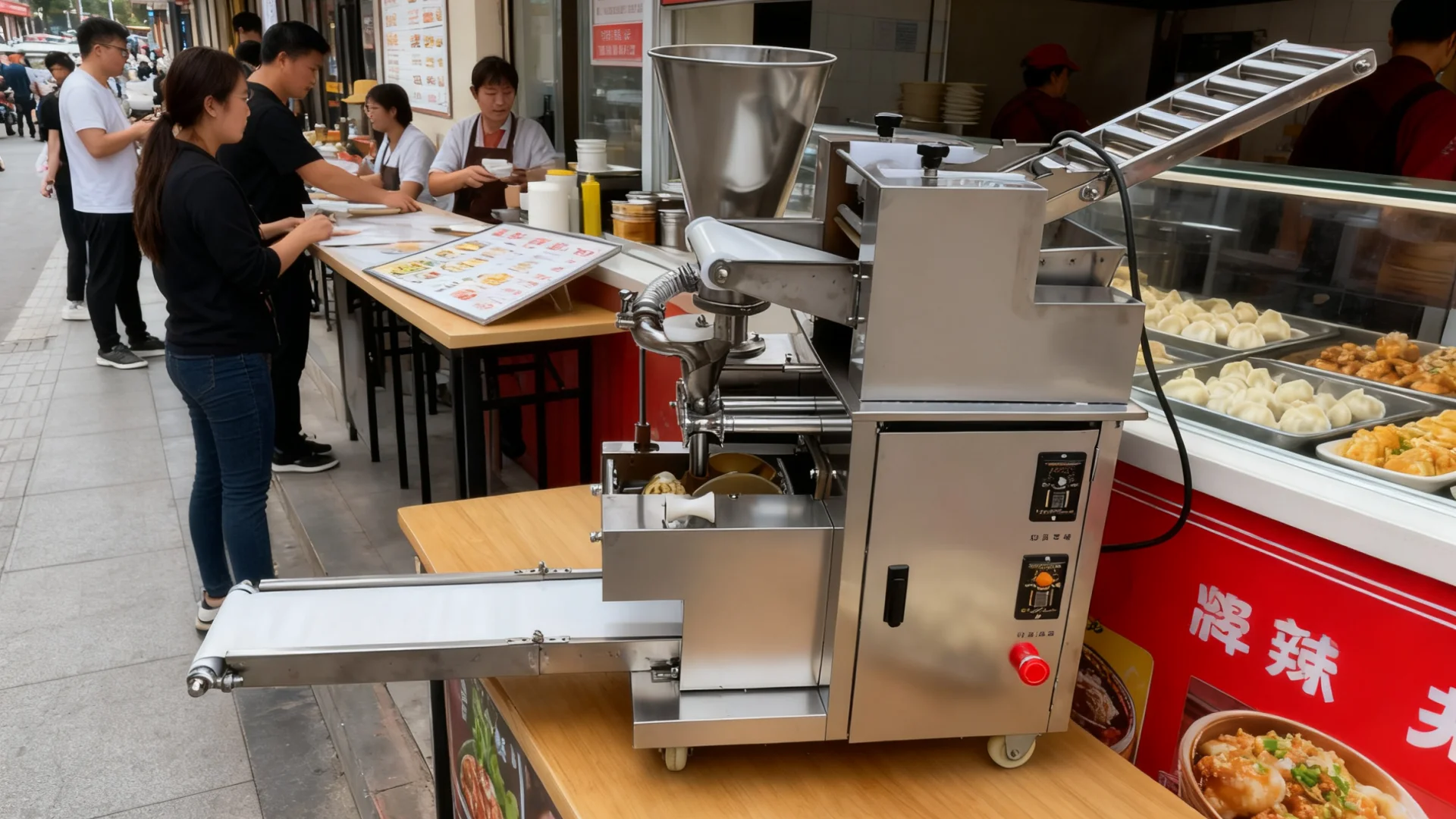 Meat Pie Mini Spring Roll Usa Samosa Making Uk / Gyoza Machine Automatic Dumpling