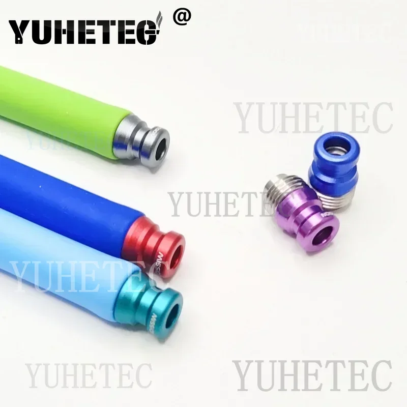 1 قطعة BB صندوق البليت مهمة الألومنيوم بالتنقيط تلميح متعدد الألوان اللون متغير مدخل المنقط القش المشترك #6