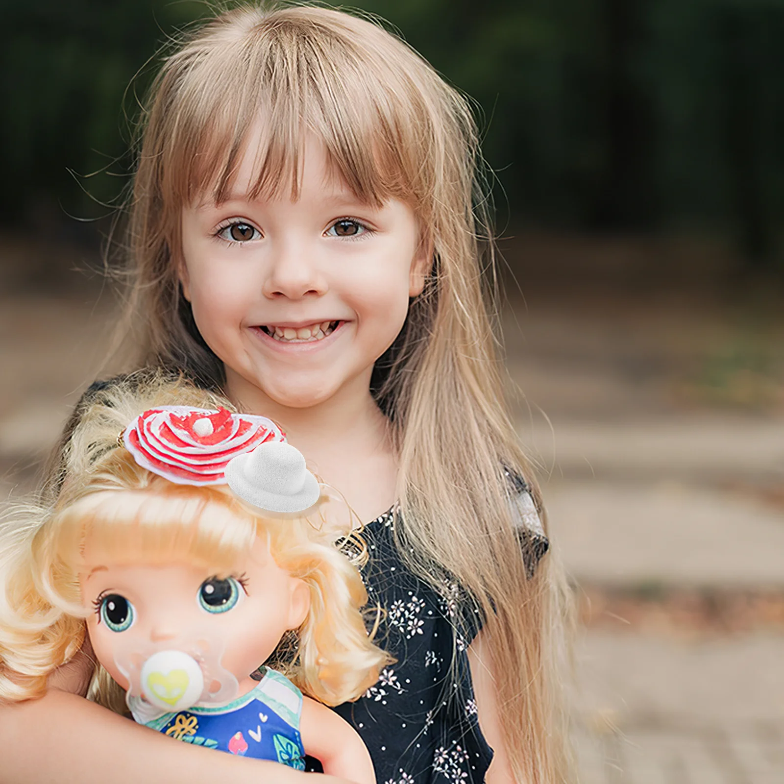 

12Pcs Mini Top Hats Lightweight Adorable Snowman Craft Accessories for DIY Party Decoration Tiny Headdress Ornaments