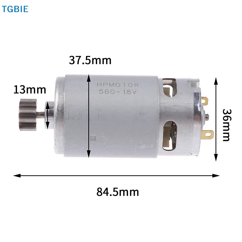 

[TL][L]9 Teeth 18/24V Brushed Motor 560 Hedge Trimmer Motor D-type Trimmer Electronic Component Motor Power Tool Accessories