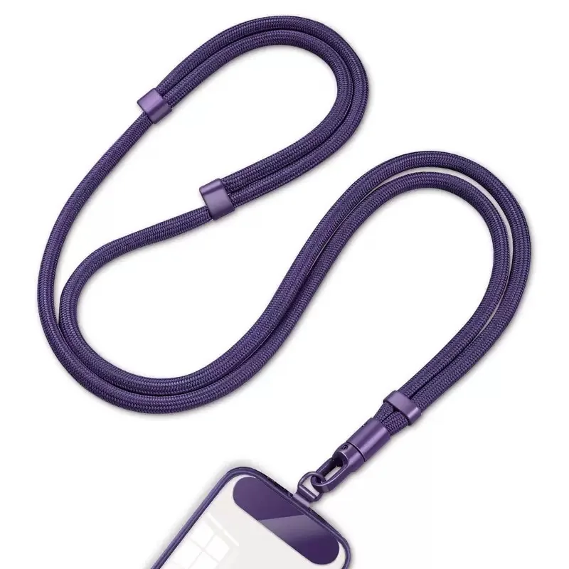 Adjustable Mobile Phone Strap Lanyard Crossbody Phone Lanyards Neck Rope with Patch for iPhone Cell Phone Hanging Cord Strap