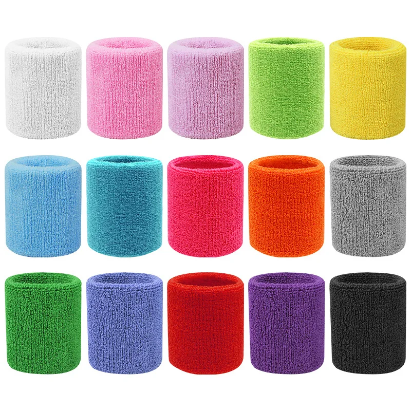 Punho Toalha Wrist Wrap para Esportes, Pulseiras De Tênis, Guarda De Pulso Para Basquete E Voleibol, Sweatbands De Fitness, 1PC