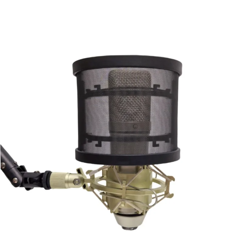 ABMF-Soporte Universal para micrófono con filtro de reducción de ruido para parabrisas, accesorio para micrófono