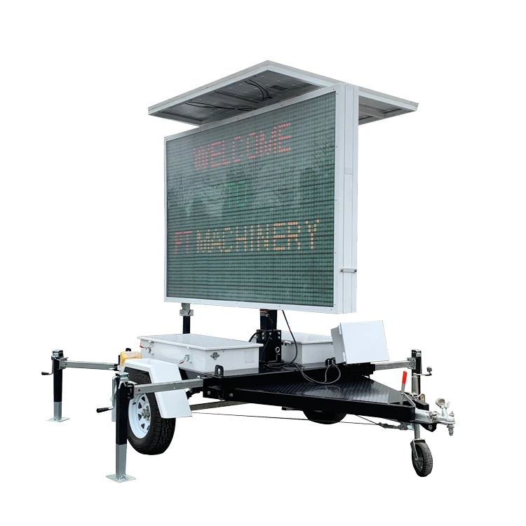 Road Traffic Sign Board Full Color Outdoor Digital Signboard Outdoor Programmable Led Signs