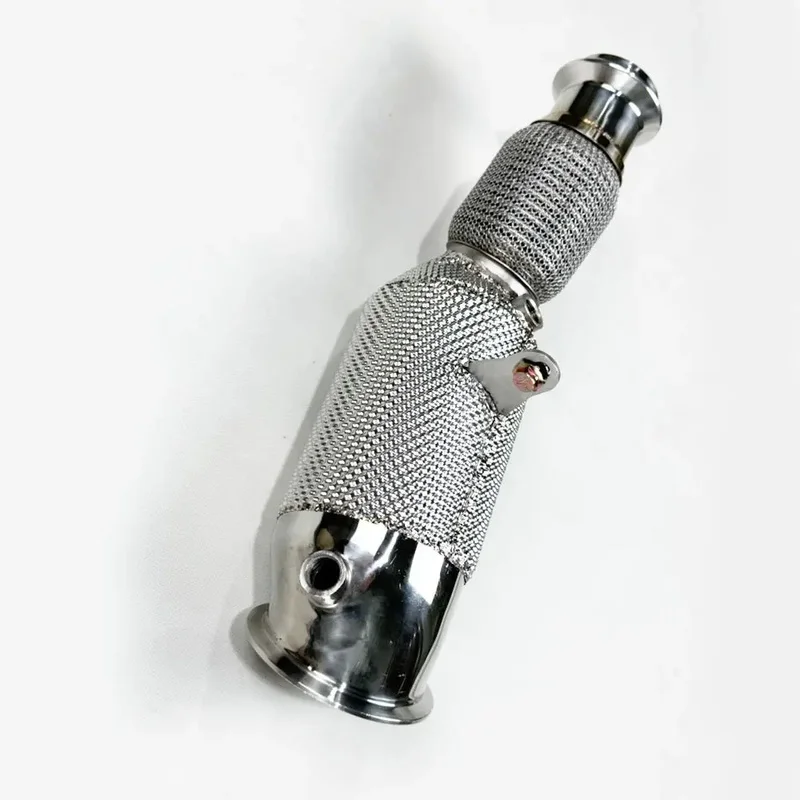 Stainless Steel Downpipe Exhaust F30 F35 320i 328 330 2.0T N20 High Flow with Heat Insulation Racing Sound Upgraded