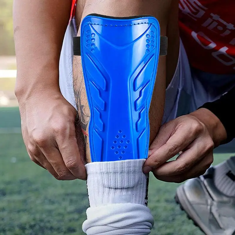 Soccer Shin Guards Adjustable Straps Shin Guard 2PCS Impact-Resistant Athlete Supplies Calf Protector Comfortable Breathable