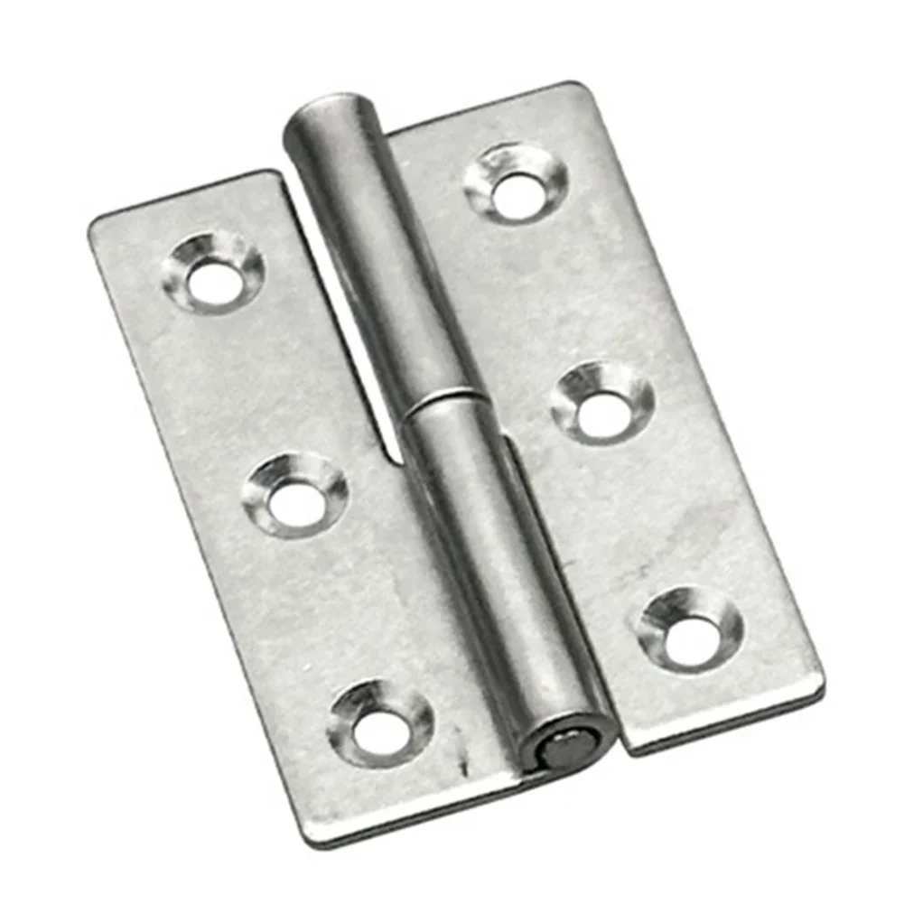 1pc Lift Off Hinges 64*36mm Small Slip Joint Stainless Steel Flag Hinge Lift Off Detachable Hinges For Cabinets Doors Box Gates