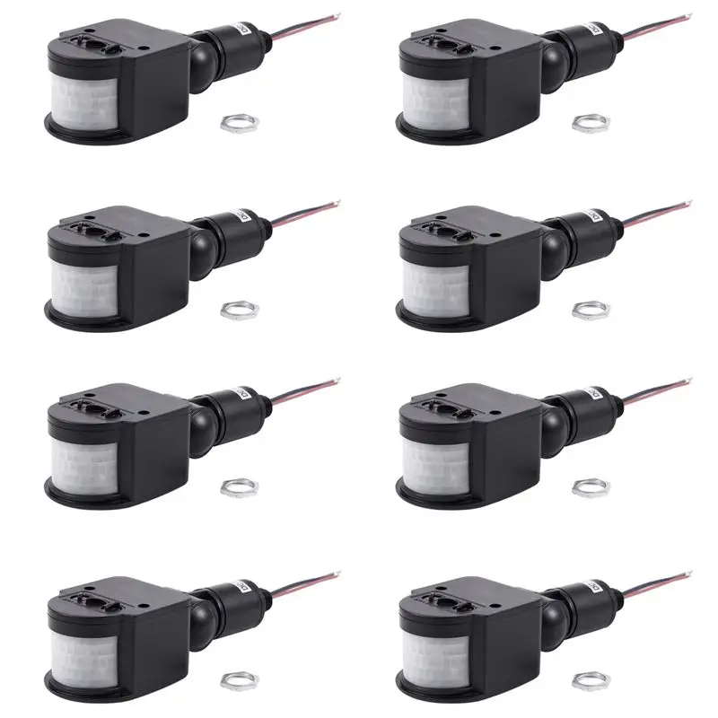 8x-outdoor-12v-dc-automatic-infrared-pir-motion-sensor-switch-for-led-light-black-y41a