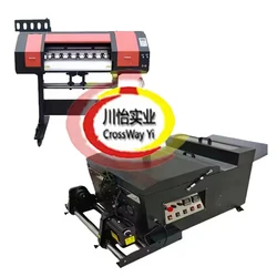 A1 60cm 24 Inch Dtf Printer I3200 XP600 Dual Head Roll With Powder Shaking Machine From CrossWay Yi