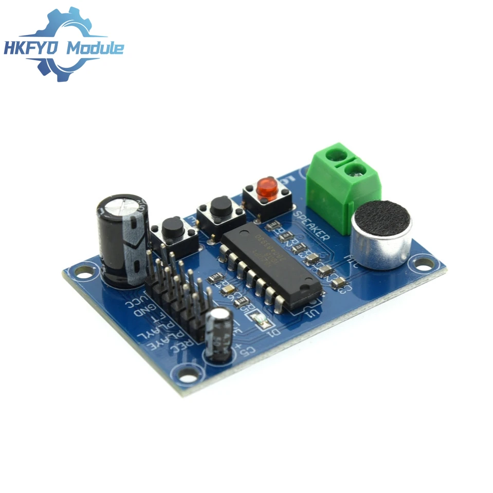 1pcs ISD1820 Voice Recording Recorder Module With Mic Sound Audio Loudspeaker For Arduino