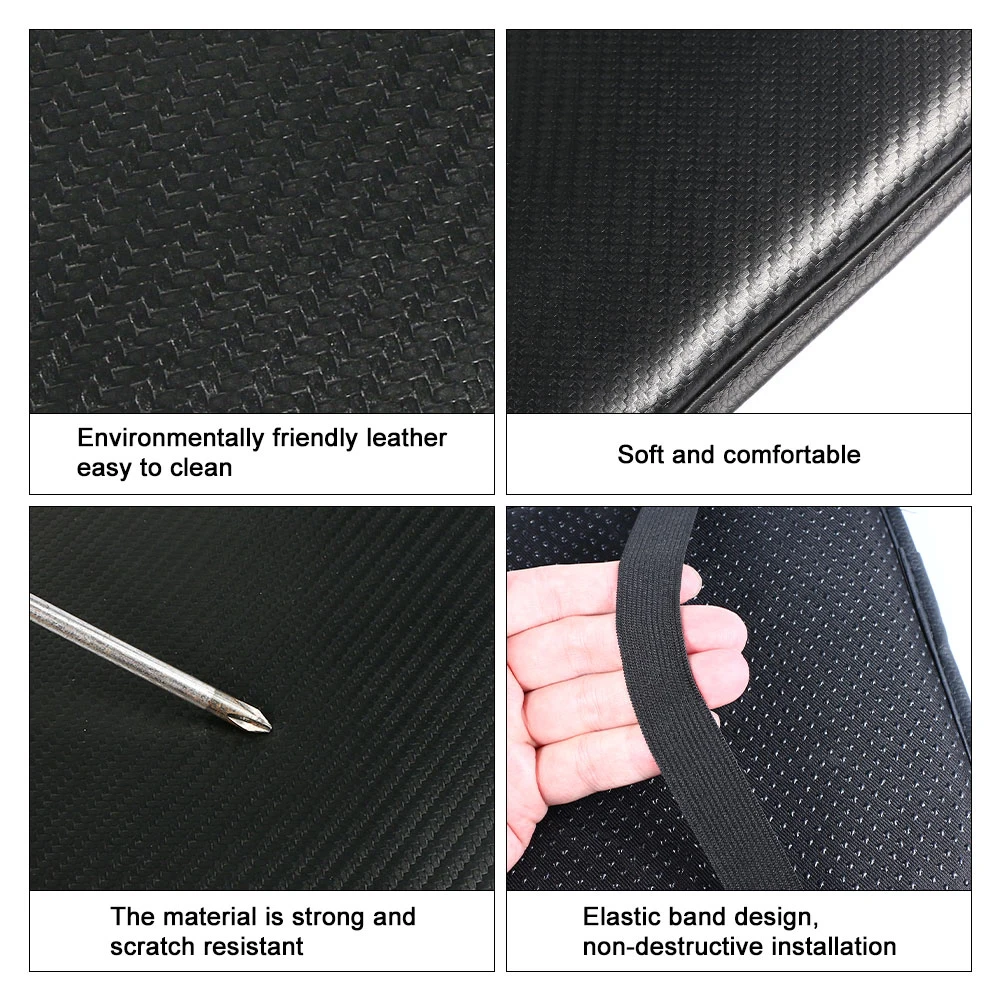 For Brilliance V5 H530 M2 H230 V3 H320 H330 FRV Car Leather Armrest Mat Cover Protector Pad Cushion Auto Interior Accessories