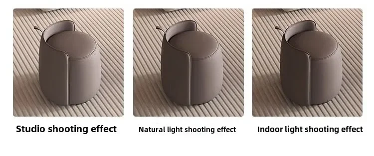 Luxury Minimalist Dressing Stool for Vanity Shoe Changing Living Room Seating & Footrest Versatile Multipurpose Stool
