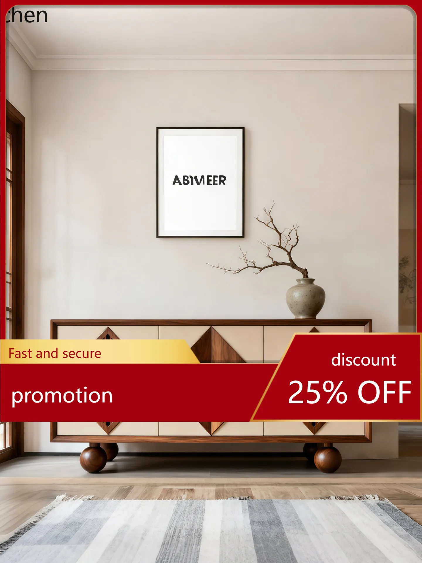 

HT Entryway Cabinet High-End Solid Wood Premium Feel Shoe Cabinet Storage Cabinet Integrated Wall-Mounted