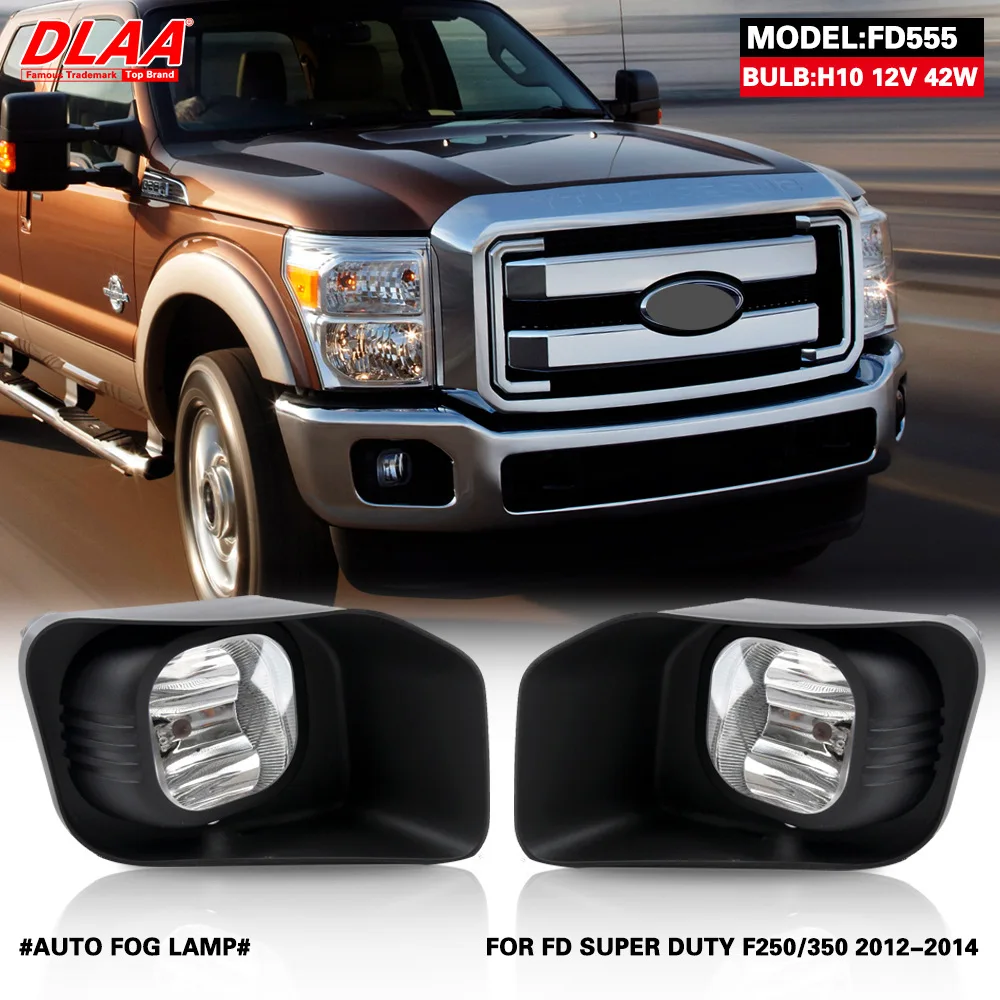 

Front Bumper Fog Lamp Upgrade FOR FORD F-F250 F-350 F250 F350 2011 2012 2013 2014 2015 Version Additional Foglight Set