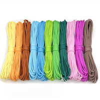 5m/15m, Diameter 4mm 7 Core Color Silk Paracord Outdoor Warning Rope Tent Lanyard, Multi-function Outdoor Rope,Handmade DIY Rope