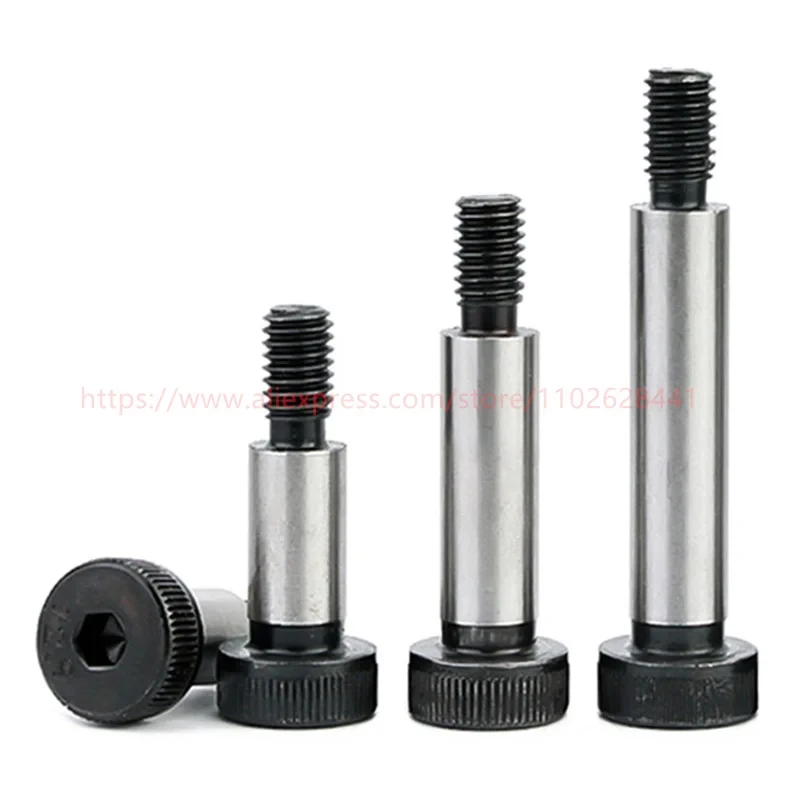 M5 M6 M8 M10 M12 M16 Shoulder Screw Alloy Steel Knurled Hex Stuff Bolt Class 12.9 ISO7379 Hex Socket Head Step Shoulder Bolt