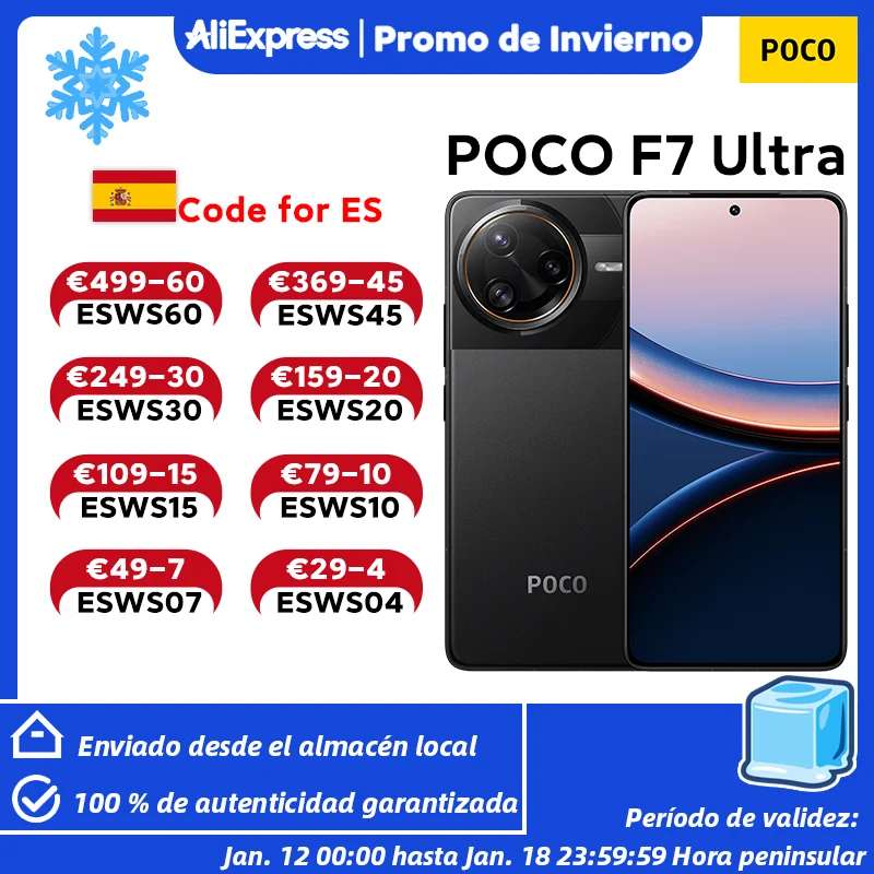 Versione globale POCO F7 Ultra 5G Smartphone NFC 256GB 512GB 2K 120Hz Flusso Display AMOLED Flagship Snapdragon ®   8 Elite NFC 5300 mAh