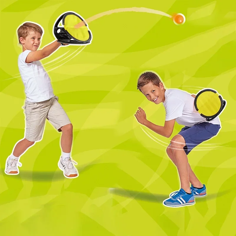 Jouet de dehors Sensoriel Interaction Amusant pour Adulte et Enfant, Jeu de Catch Ball, Entraînement de la Coordination Œil et Main, Extérieur et Nik, Parent et Enfant