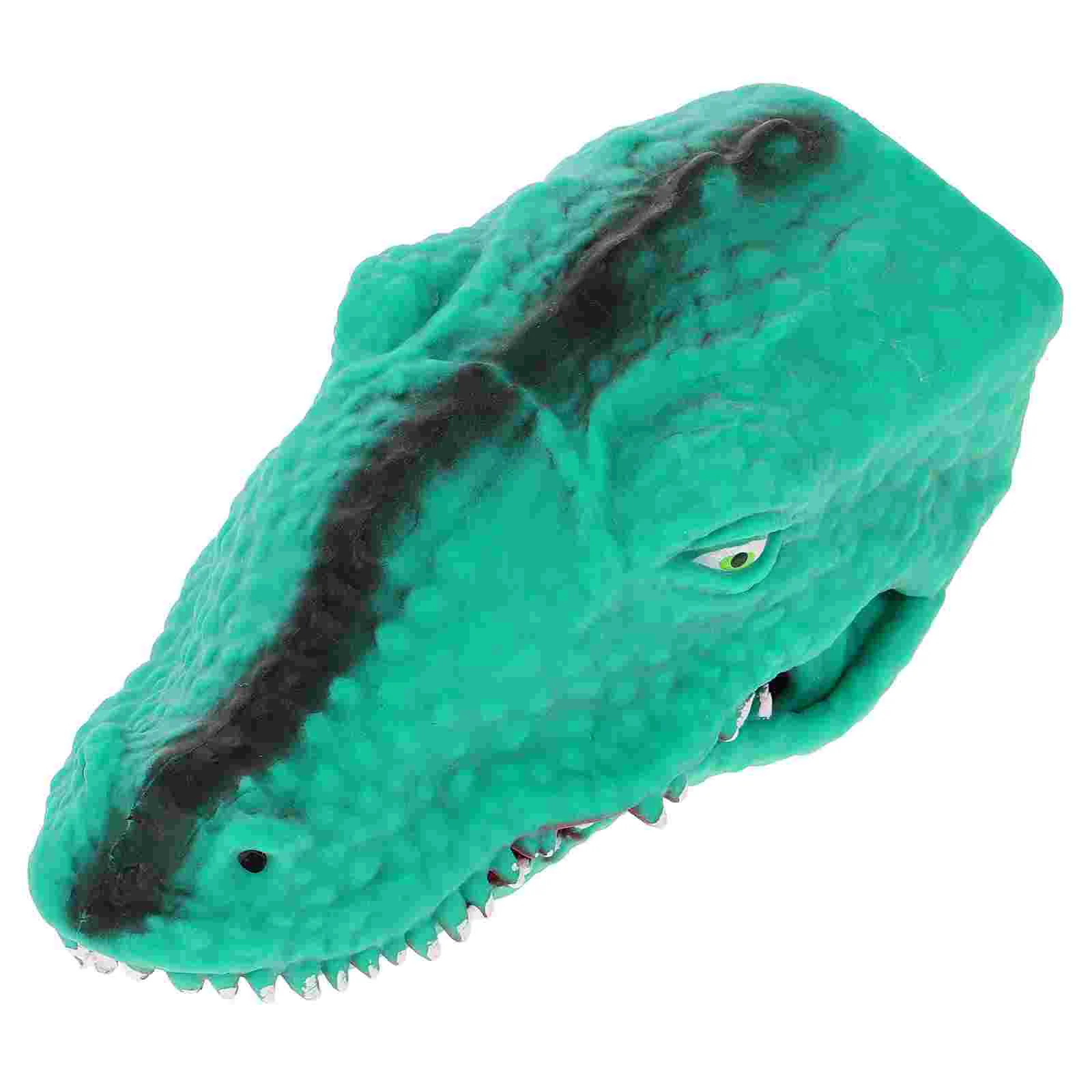 Marionnette à main crocodile pour adultes, dinosaure, dragon, marionnettes animaux en peluche, griffe d'Halloween, mains de jeu pliées